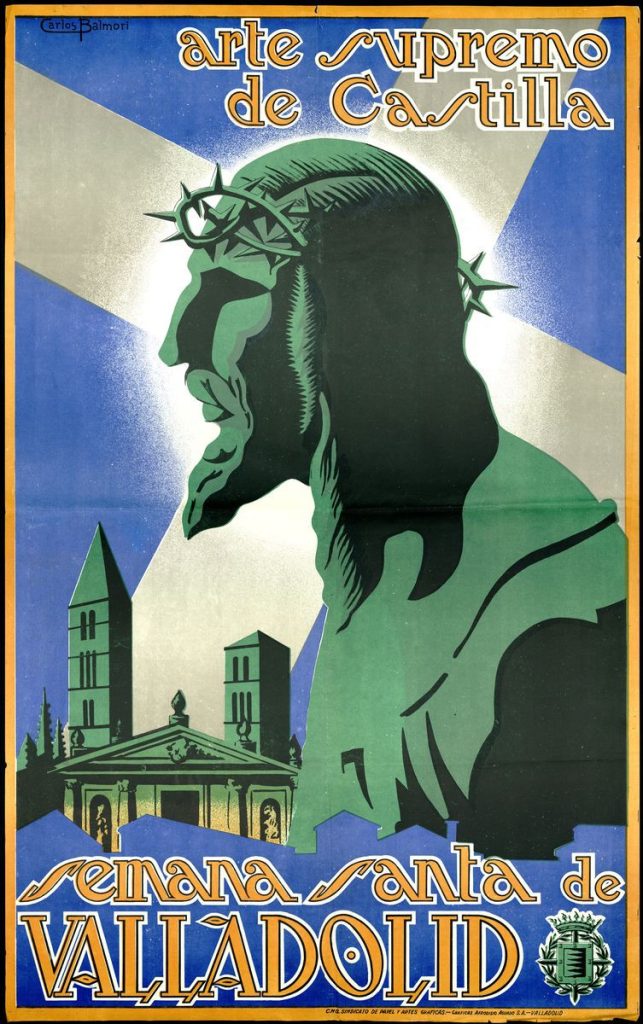 Cartel. 1942. Semana Santa de Valladolid: Arte supremo de Castilla