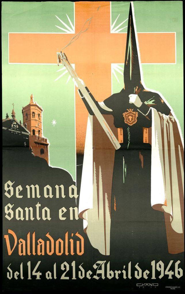 Cartel. 1946. Semana Santa en Valladolid