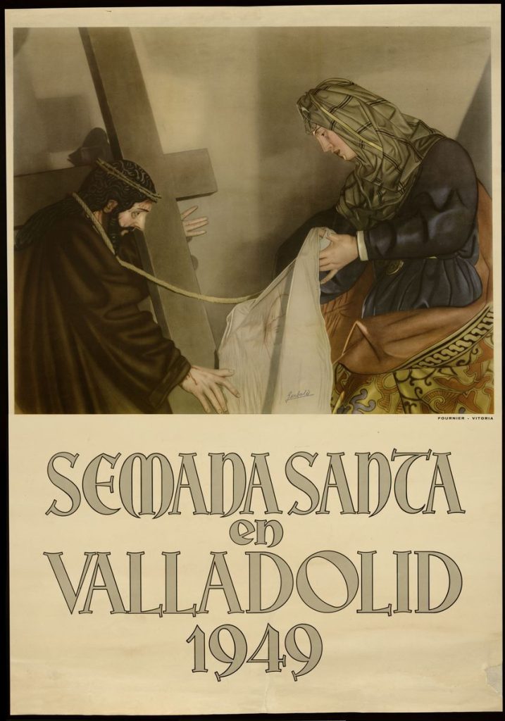 Cartel. 1949. Semana Santa en Valladolid