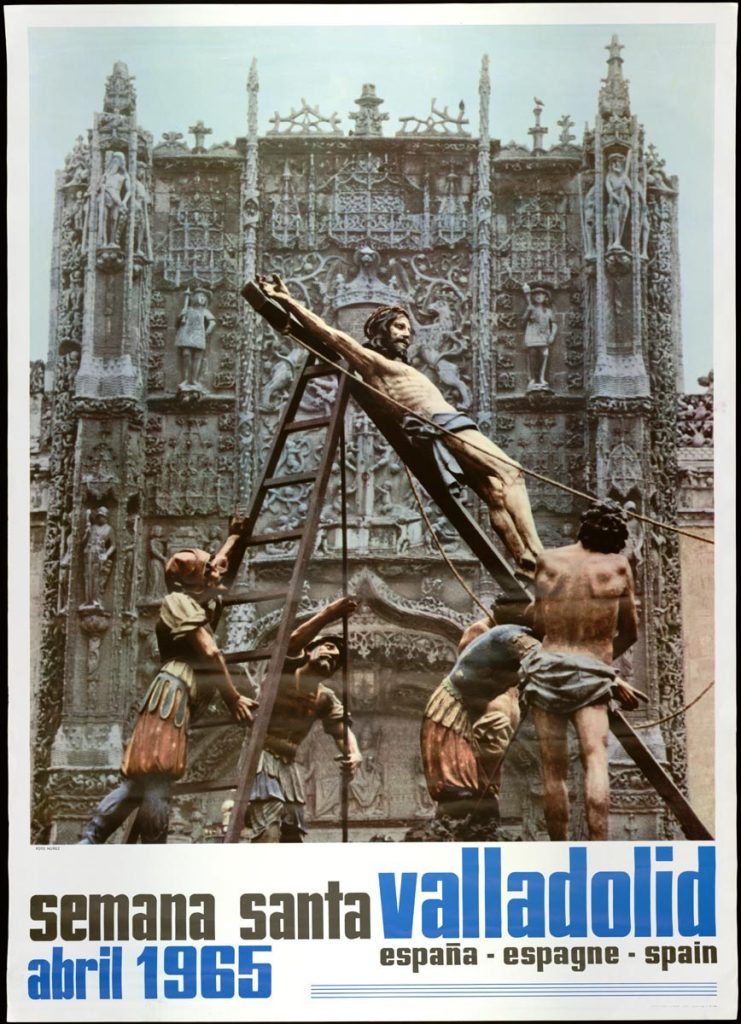 Cartel. 1965. Semana Santa Valladolid: españa. espagne. spain