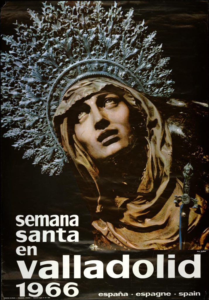 Cartel. 1966. Semana Santa en Valladolid: españa. espagne. spain