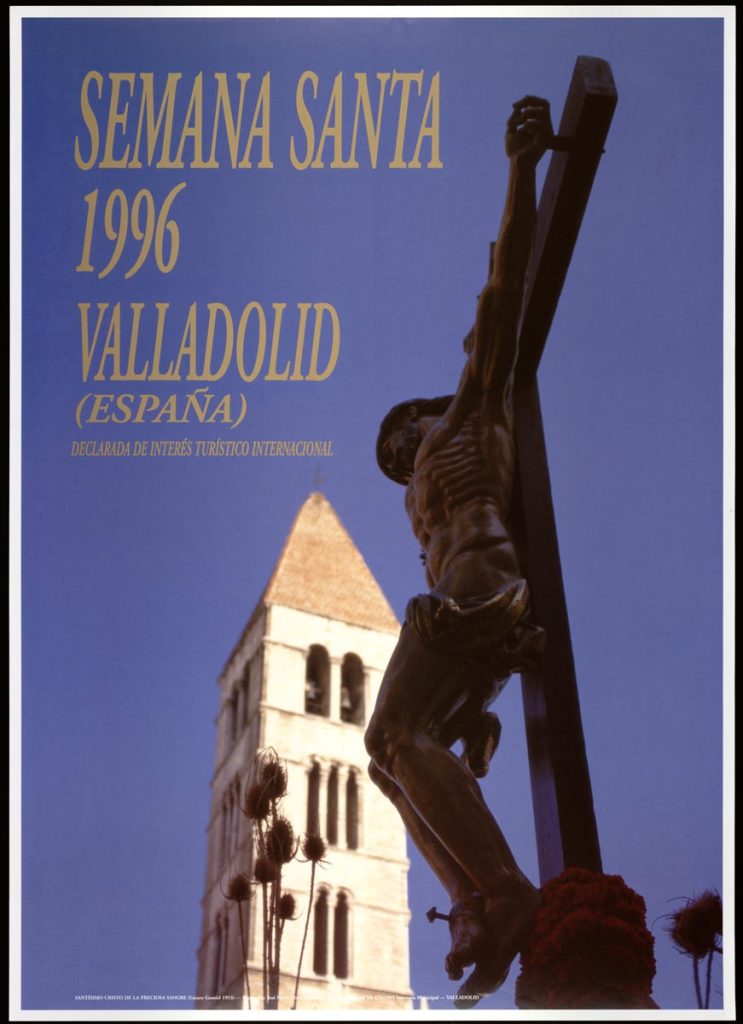 Cartel. 1996. Semana Santa Valladolid (España): Declarada de Interés Turístico Internacional