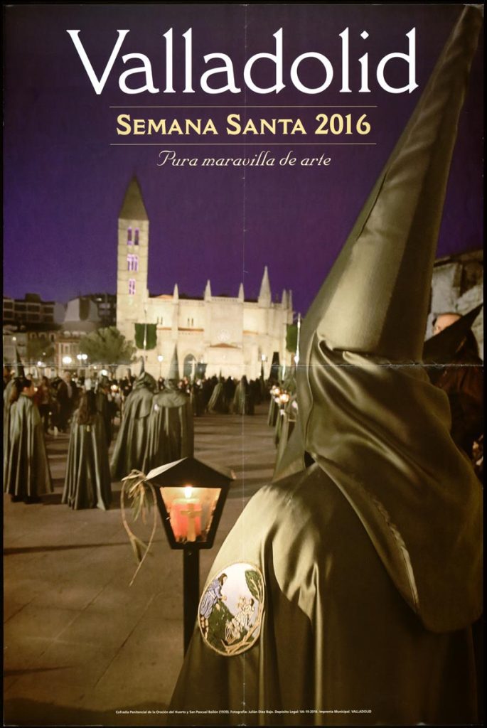 Cartel. 2016. Valladolid Semana Santa: Pura maravilla de arte