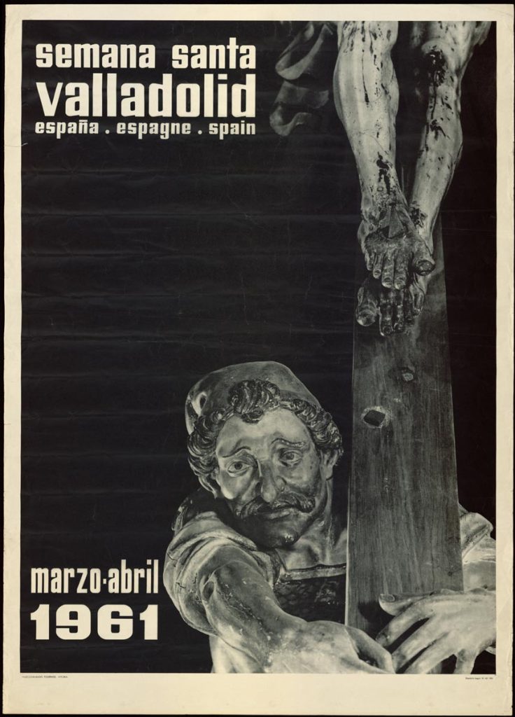 Cartel. 1961. Semana Santa Valladolid: españa . espagne. spain