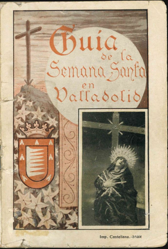 Programa. 1924. Guía de la Semana Santa en Valladolid