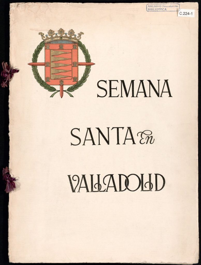 Programa. 1941. Semana Santa en Valladolid