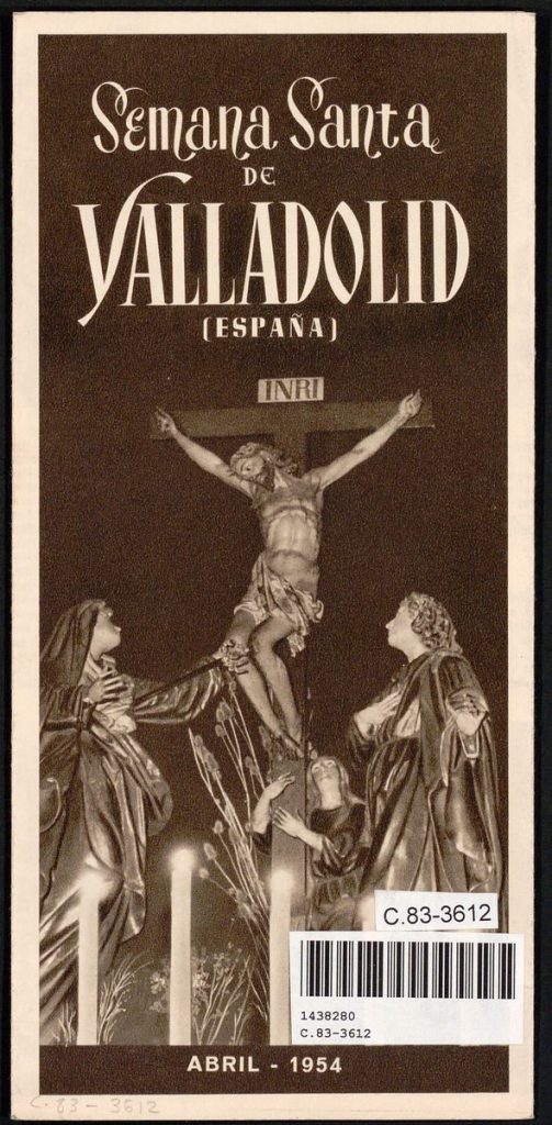 Programa. 1954. Semana Santa de Valladolid (España)