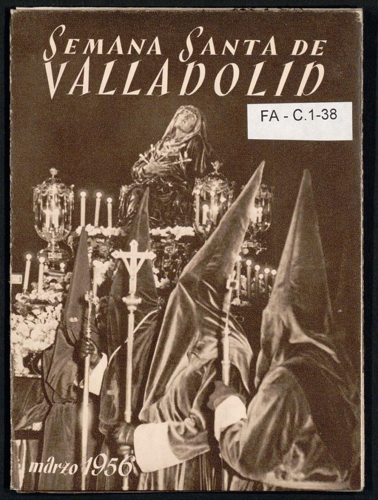 Programa. 1956. Semana Santa de Valladolid
