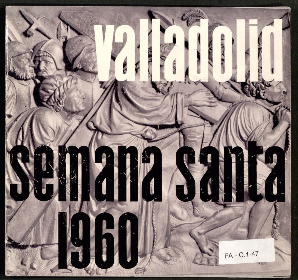 Programa. 1960. Valladolid Semana Santa