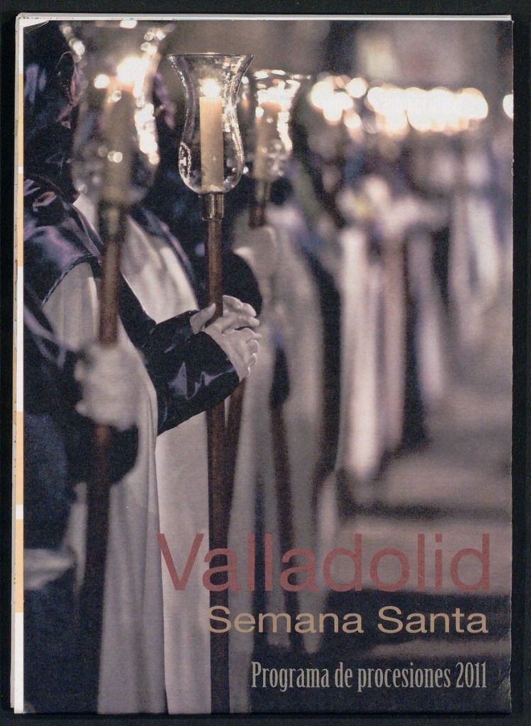 Programa. 2011. Valladolid Semana Santa: programa de procesiones