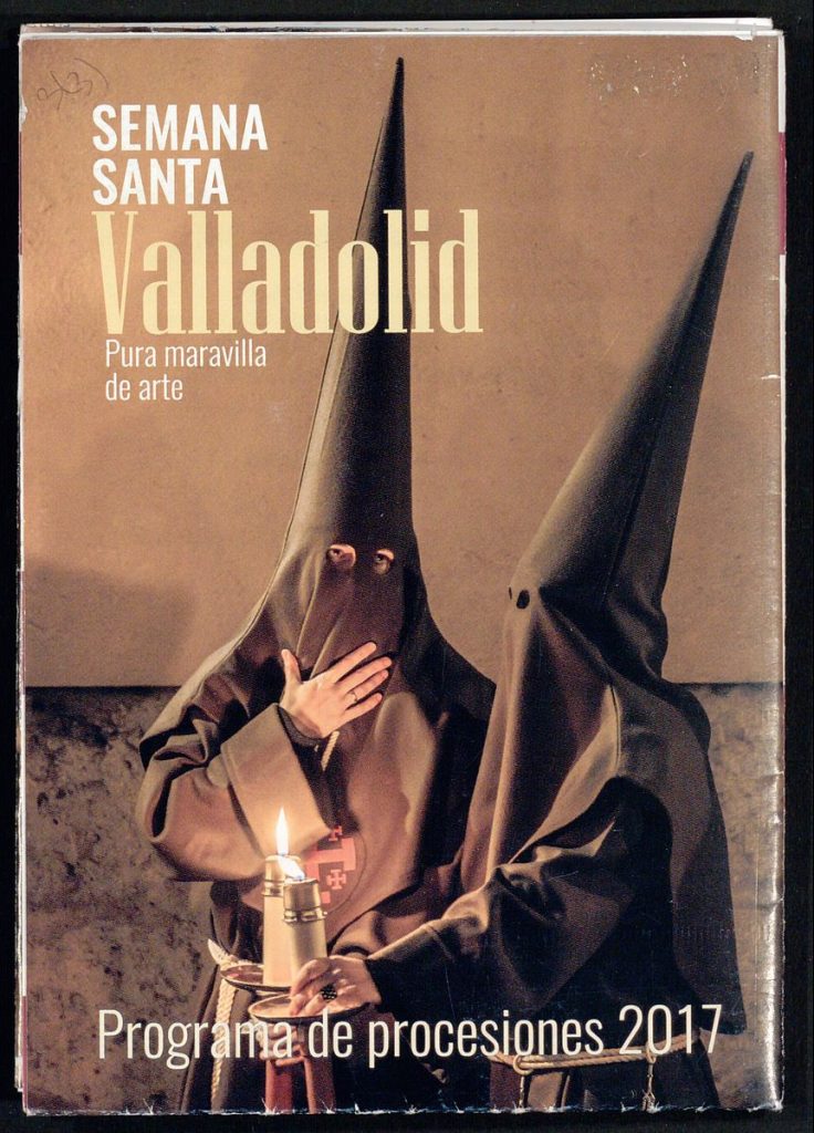 Programa. 2017. Valladolid Semana Santa: Programa de procesiones