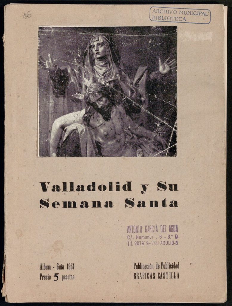 Programa. 1951. Valladolid y su Semana Santa: Album-Guía