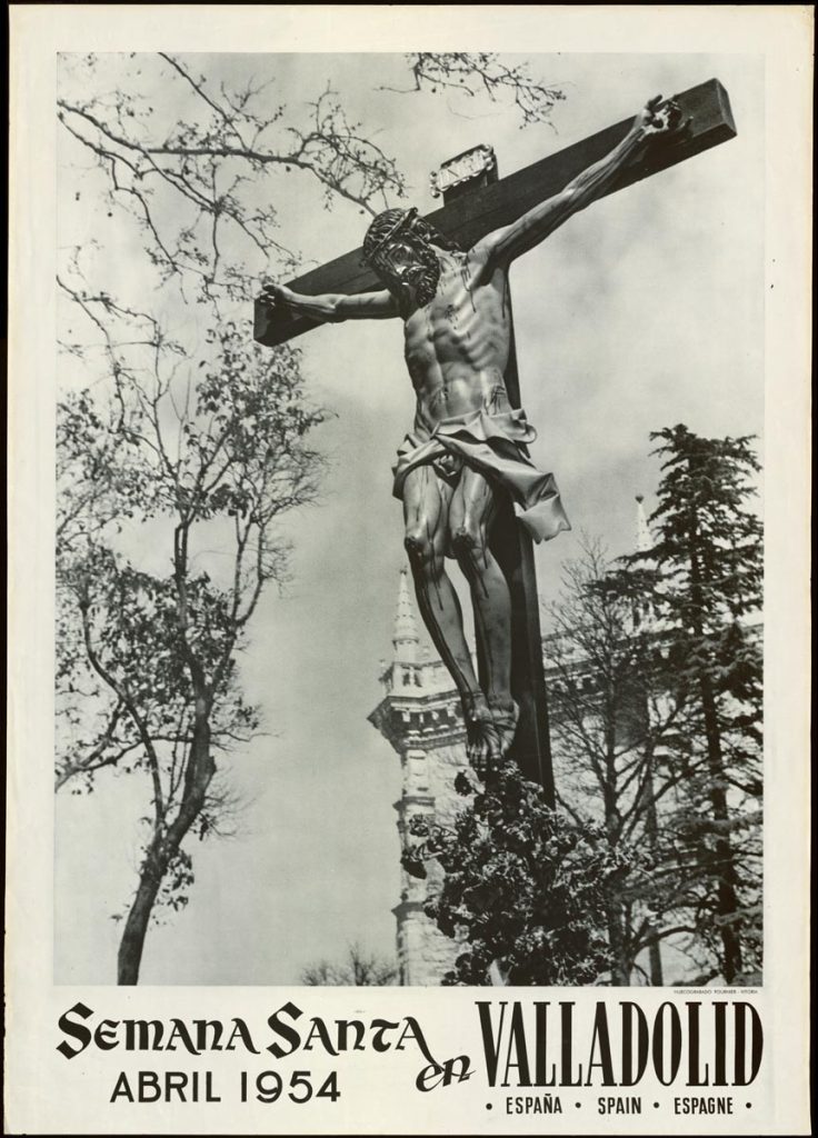 Cartel. 1954. Semana Santa en Valladolid: España. Spain. Espagne