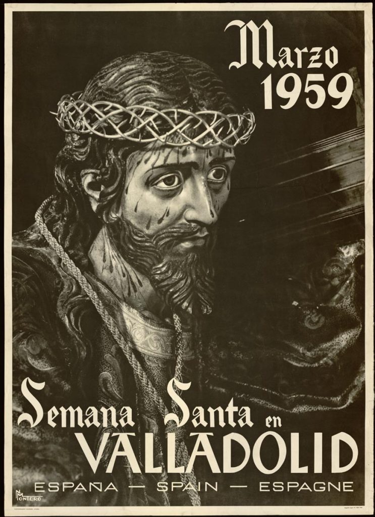 Cartel. 1959. Semana Santa en Valladolid: España. Spain. Espagne