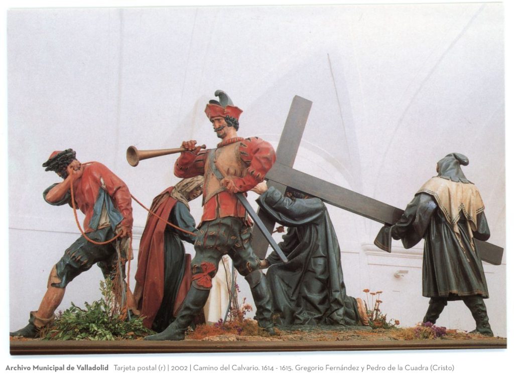 Tarjeta postal. 2002. Camino del Calvario. 1614 - 1615. Gregorio Fernández y Pedro de la Cuadra (Cristo)(r)