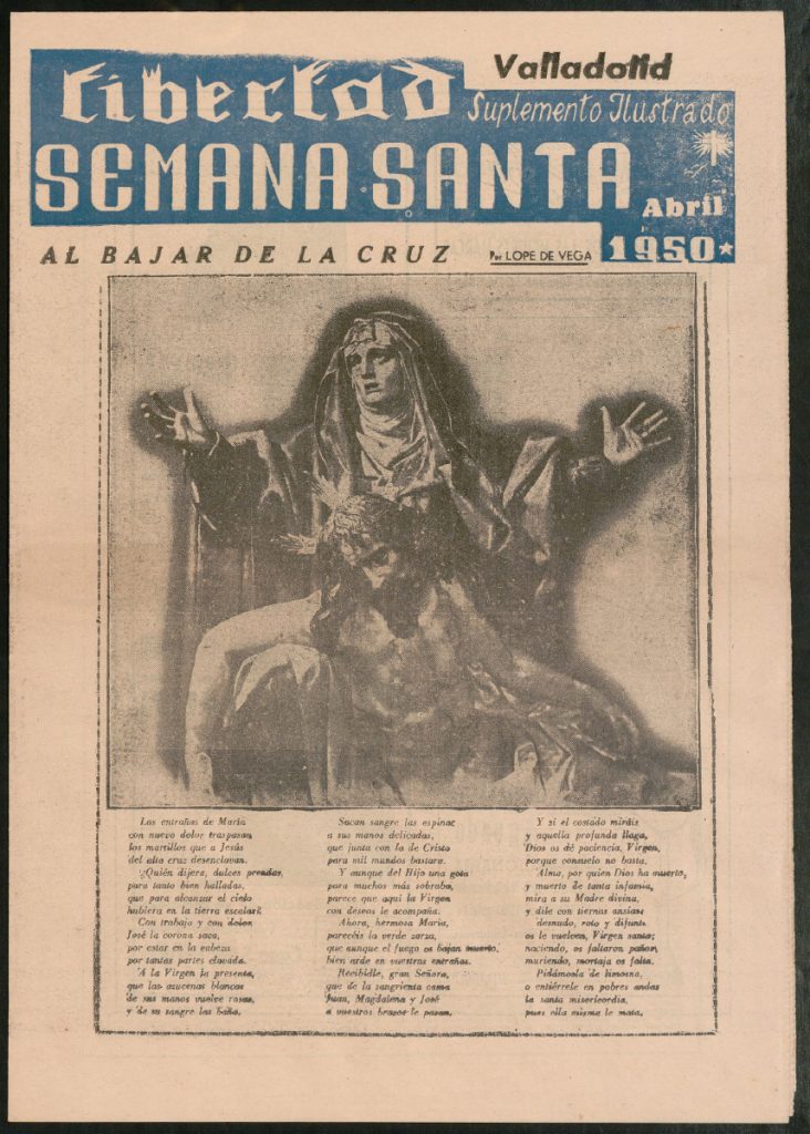 Prensa. 1950. Semana Santa. Suplemento ilustrado. Abril 1950