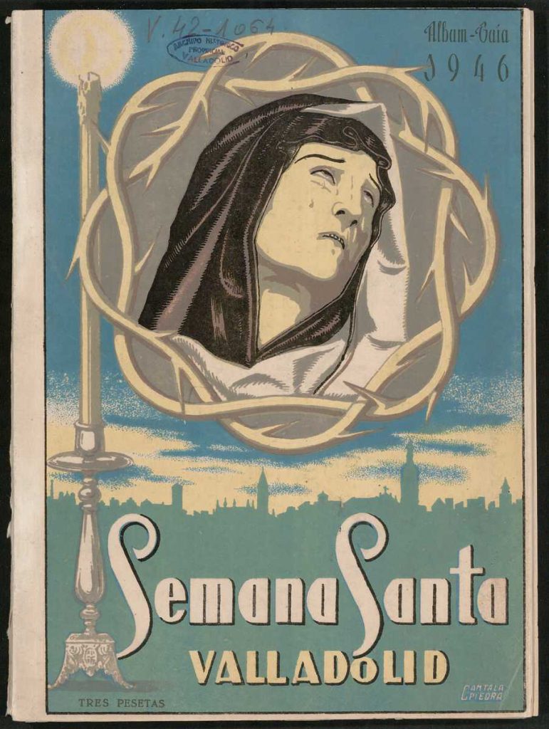 Programa. 1946. Semana Santa Valladolid. Album - Guía 1946