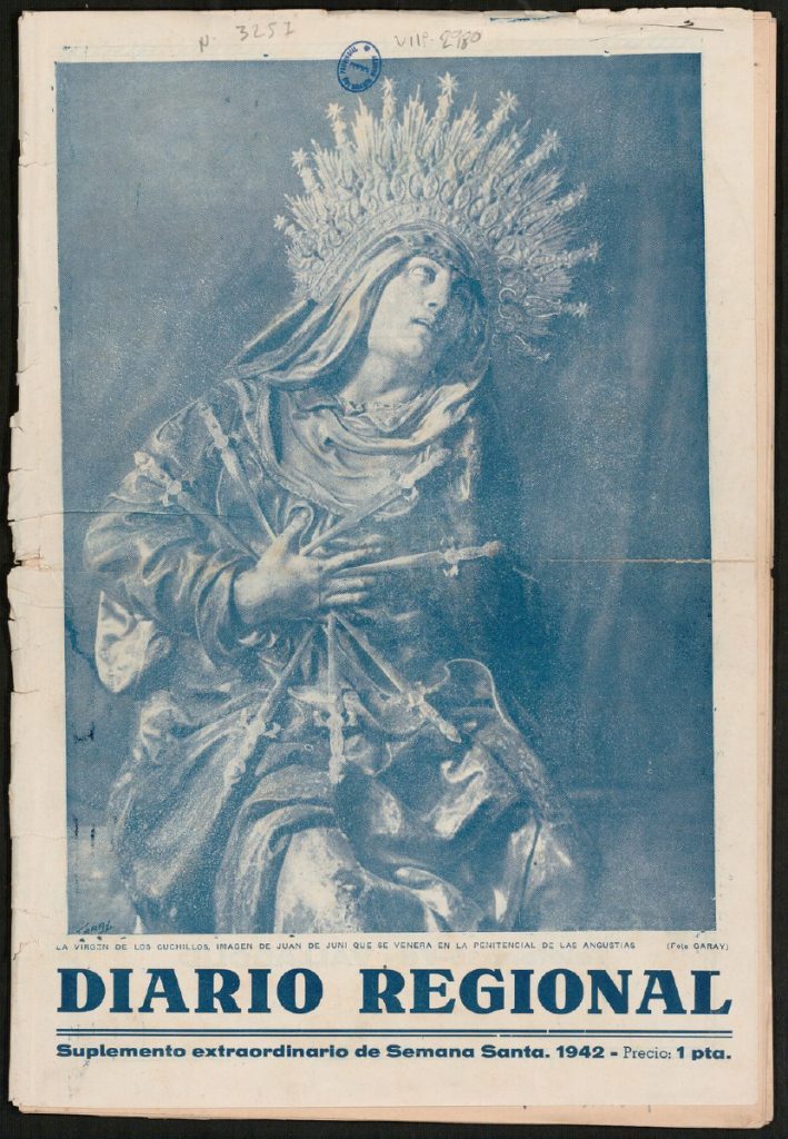 Prensa. 1942. Diario Regional. Suplemento extraordinario de Semana Santa. 1942