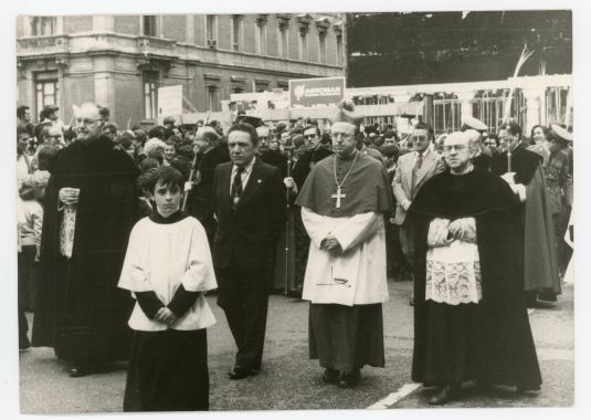 Fotografía. 1979. Procesión de las Palmas el Domingo de Ramos