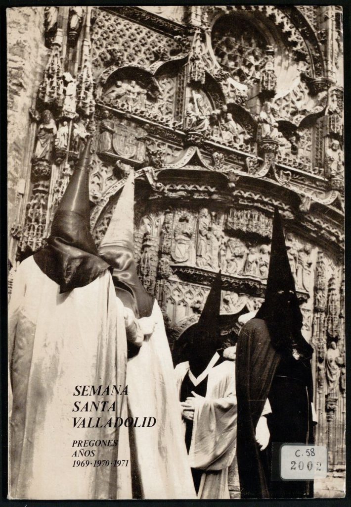 Pregón. 1969 - 1970 - 1971. Semana Santa Valladolid. Pregones