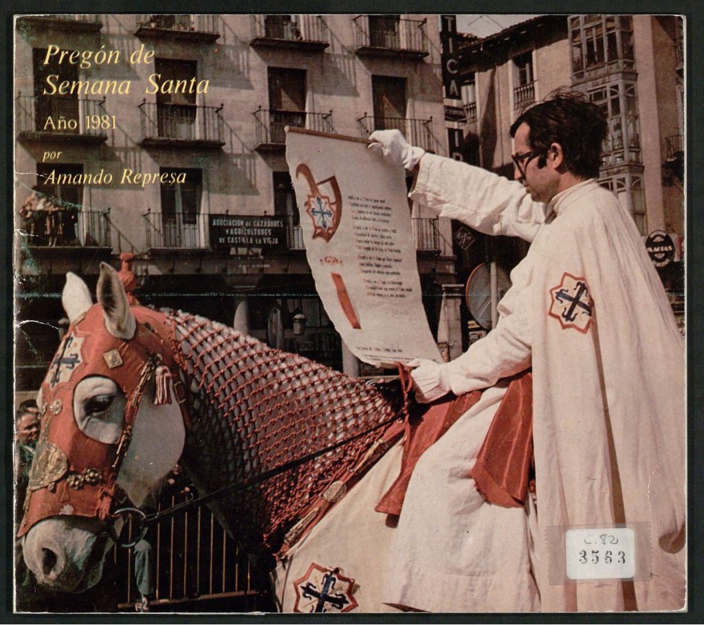 Pregón. 1981. Pregón de Semana Santa