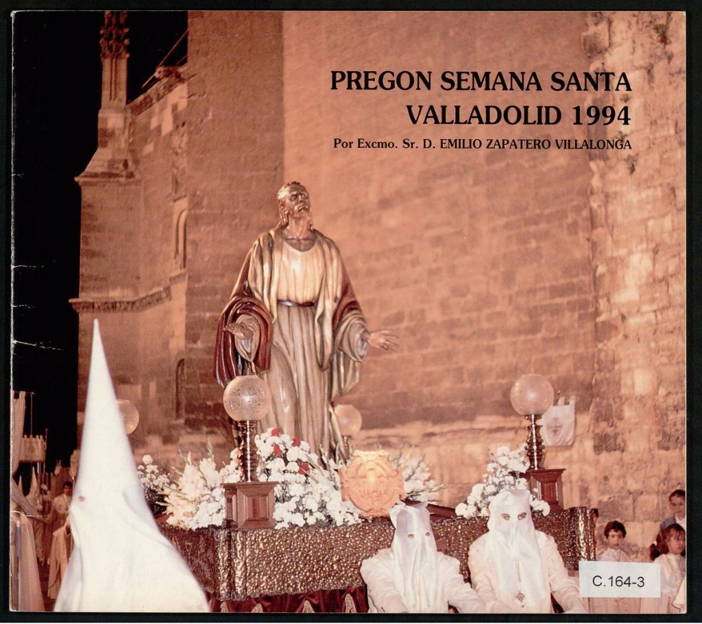 Pregón. 1994. Pregón Semana Santa Valladolid