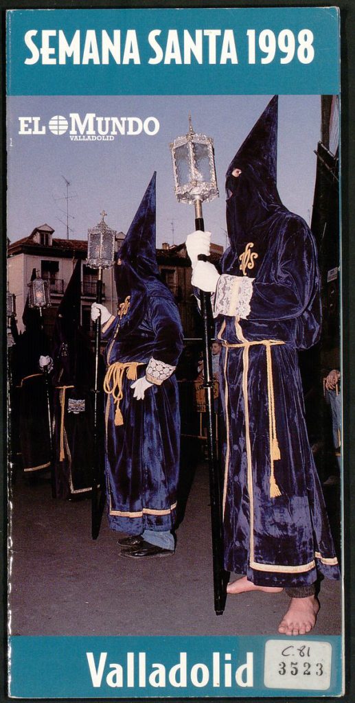 Programa. 1998. Semana Santa Valladolid. 1998