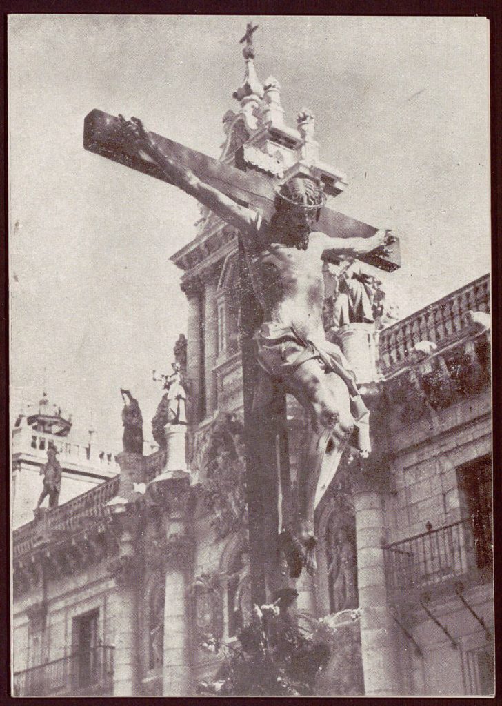 Documento devocional. 1963. Orden para el desarrollo de la procesión y Vía-Crucis de la Hermandad de Docentes del Santísimo Cristo de la Luz del Sábado Santo de 1963