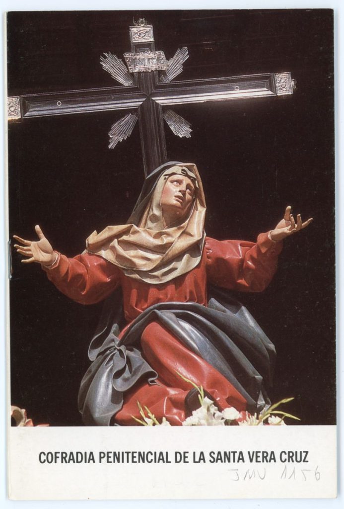 Documento devocional. 1989. Novenario y cultos de Viernes de Dolores de la cofradía penitencial de la Santa Vera Cruz