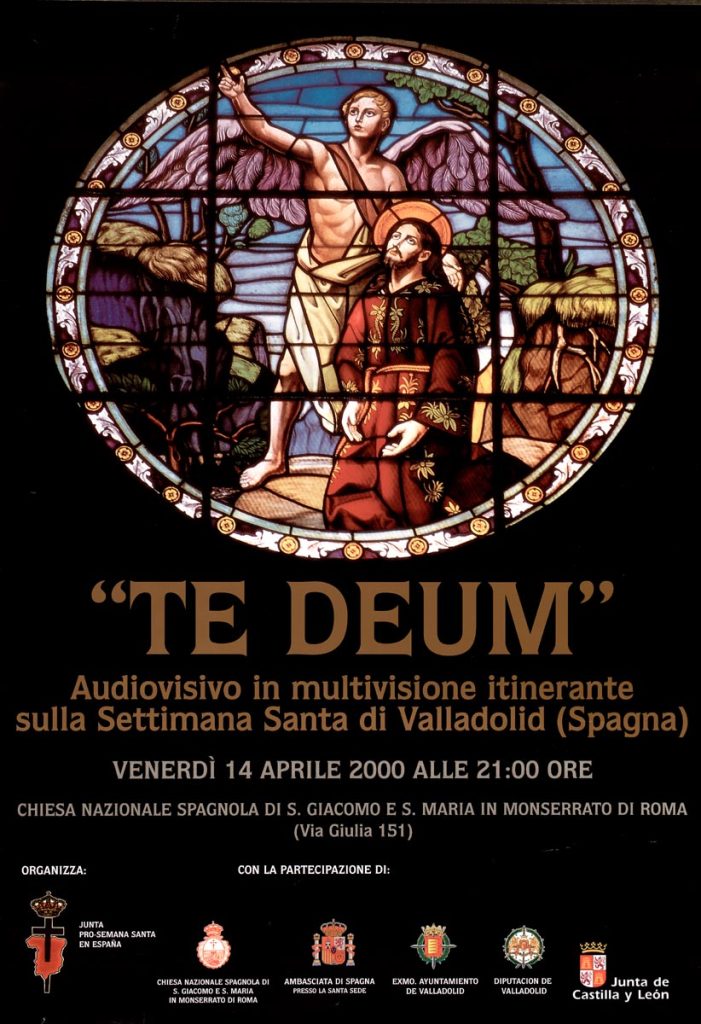 "Te Deum". Audiovisivo in multivisione itinerante sulla Settimana Santa di Valladolid (Spagna)